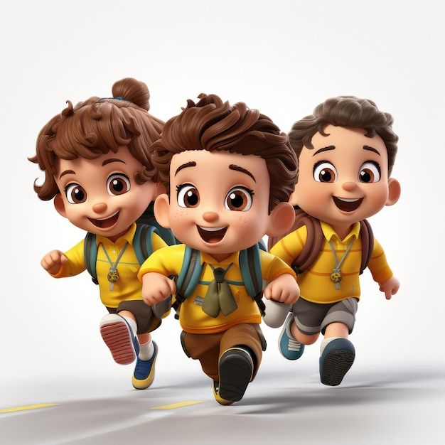 http://3D%20illustration%20of%20three%20happy%20children%20running%20excitedly%20in%20school%20uniforms%20with%20backpacks,%20symbolizing%20back-to-school%20season.